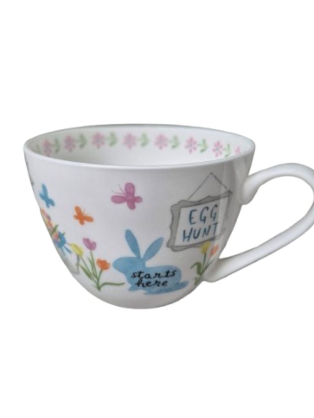 Portobello By Design Easter Cup Mug Egg Hunt Starts Here China England